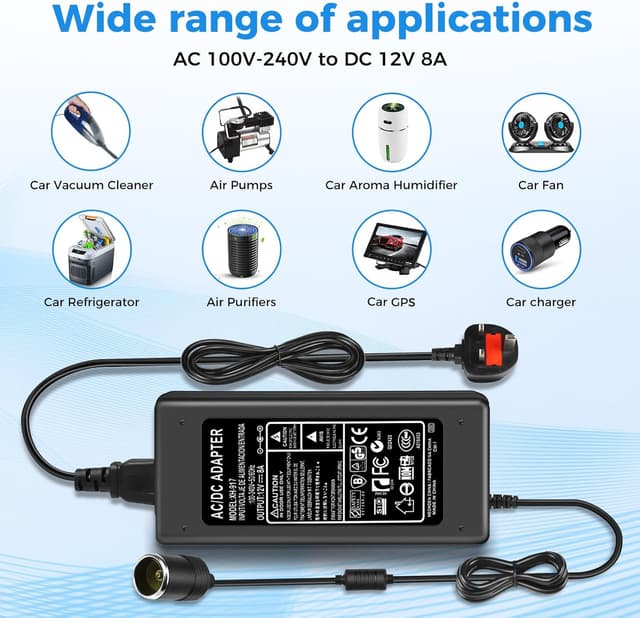 Thumbnail 6 de LightingWill Mains to 12V 8A Adapter for Car Accessories ๐