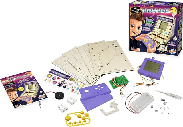 Detalle 2 de Buki Cabinato Arcade 2167: kit per costruire un mini cabinato arcade con 12 giochi