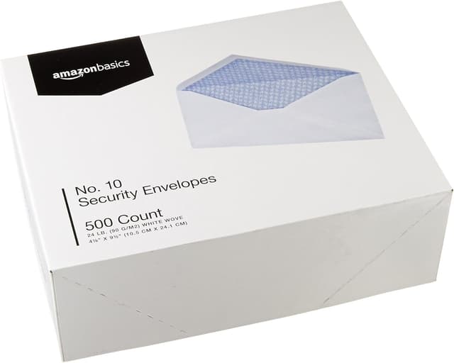 Thumbnail 5 de Amazon Basics #10 Security Envelopes 4-1/8 x 9-1/2, 500
