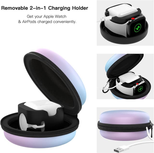 Detalle 2 de MoKo Ladetasche für Apple Watch, Lila