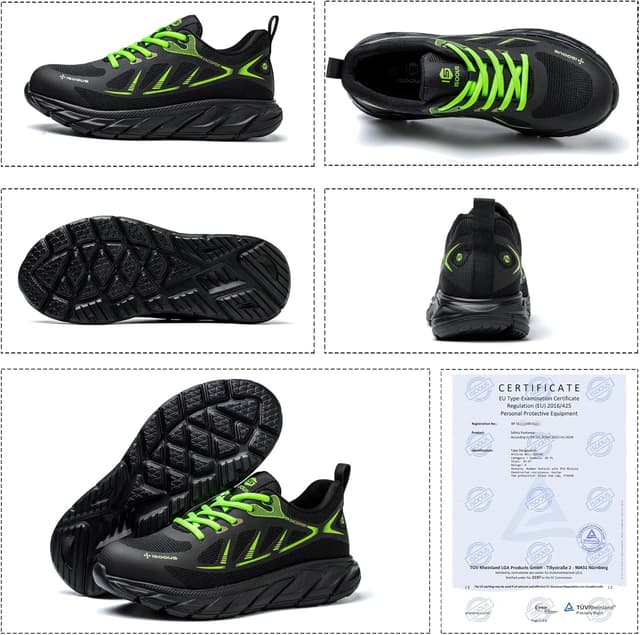 Thumbnail 6 de ISOOUS Scarpe antinfortunistiche uomo/donna con punta in acciaio e suola in Kevlar