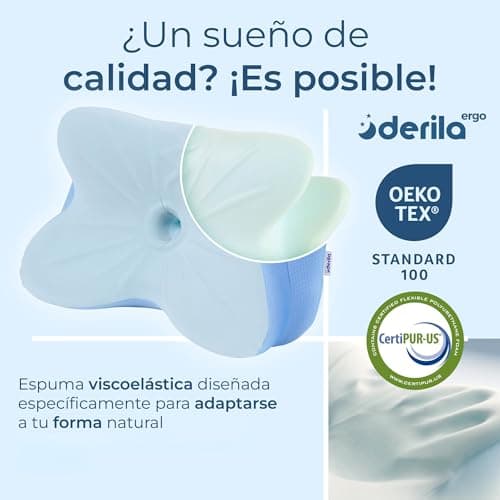 Detalle 2 de Derila Ergo Almohada Cervical viscoelástica