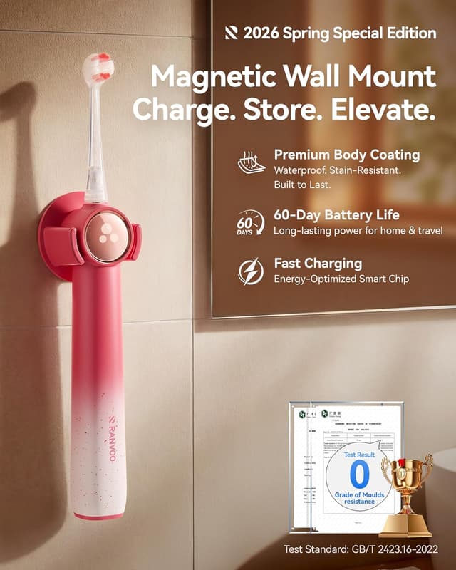 Detalle 1 de RANVOO AirJet X5 sonic toothbrush