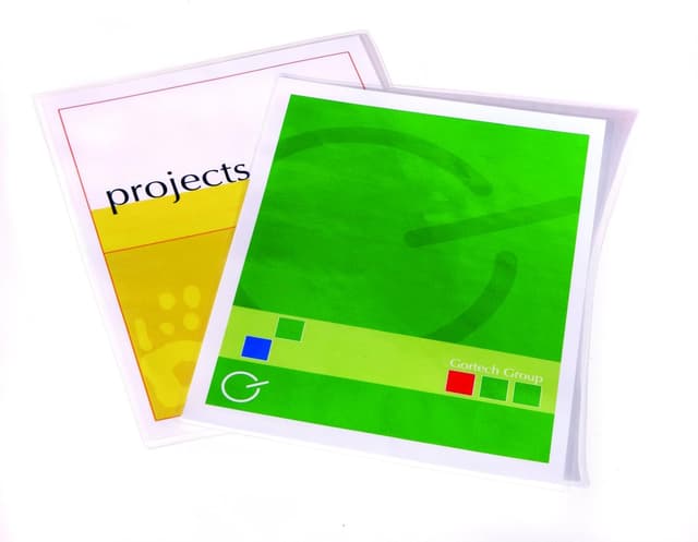 Detalle de Fellowes 5302202 Pouches Enhance80 con retro adesivo, formato A4 da 100 pezzi