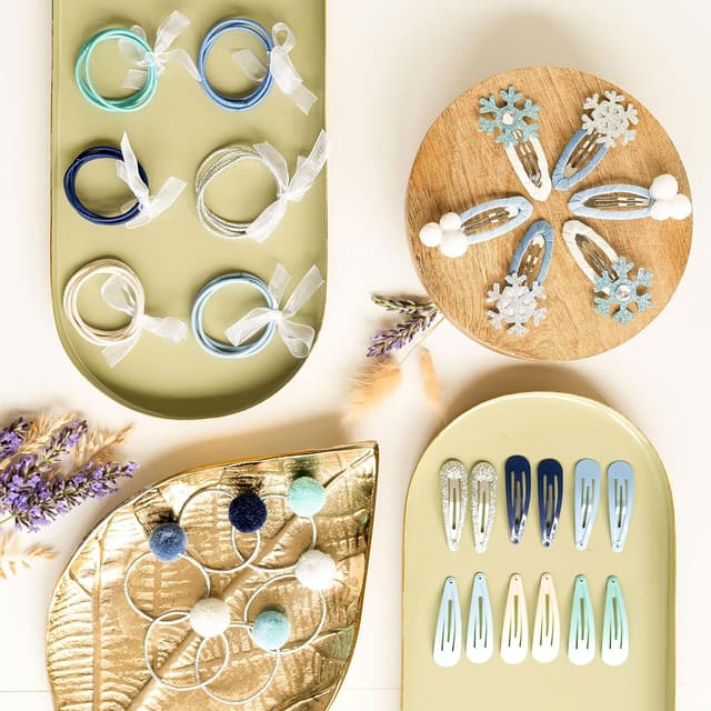 Detalle de Papierdrachen Haarspangen Set 48er