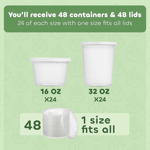 Detalle 2 de JoyServe Deli Food Storage Containers ⚡