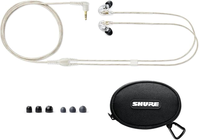 Detalle de Shure SE215 Pro Wired Earbuds with Sound Isolating Fit and Deep Bass