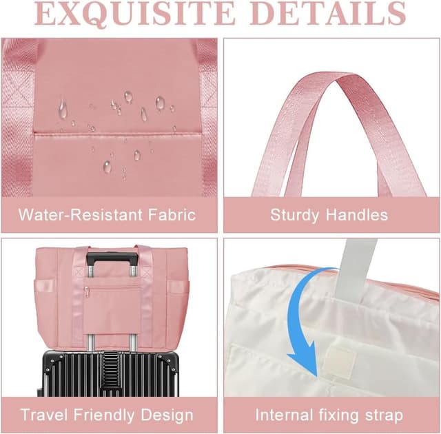 Detalle de Aucuu Borsa Tote pieghevole per laptop da donna fino a 15,6 pollici