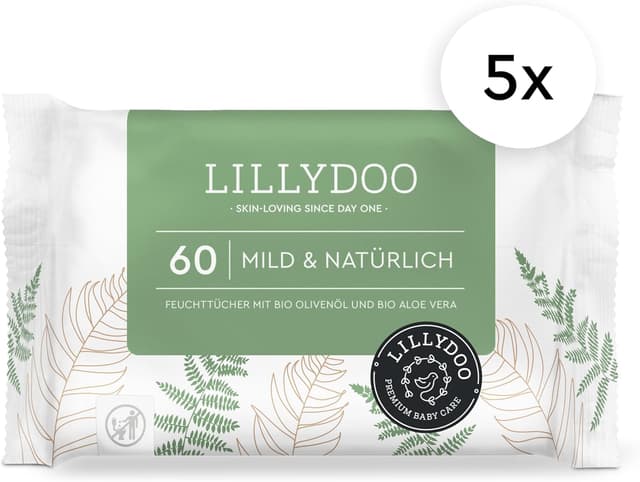 Thumbnail 1 de LILLYDOO green 300 salviette per neonati