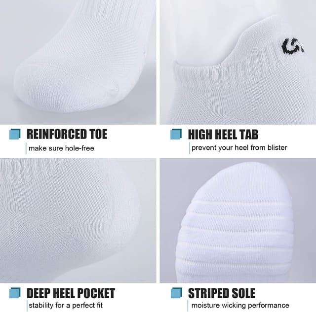 Detalle 2 de Natugloe Trainer Socks Cushioned