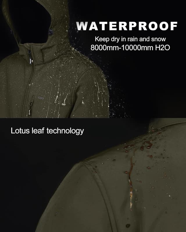 Detalle de 33,000ft Softshelljacke Herren 8000–10000 mm