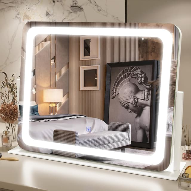Imagen de FENNIO Vanity Mirror 22x17 in with lights ๐ก en OfertitasTOP