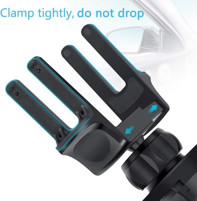 Detalle 2 de Kaome Handyhalterung für runde Lüftungen 60–70 mm