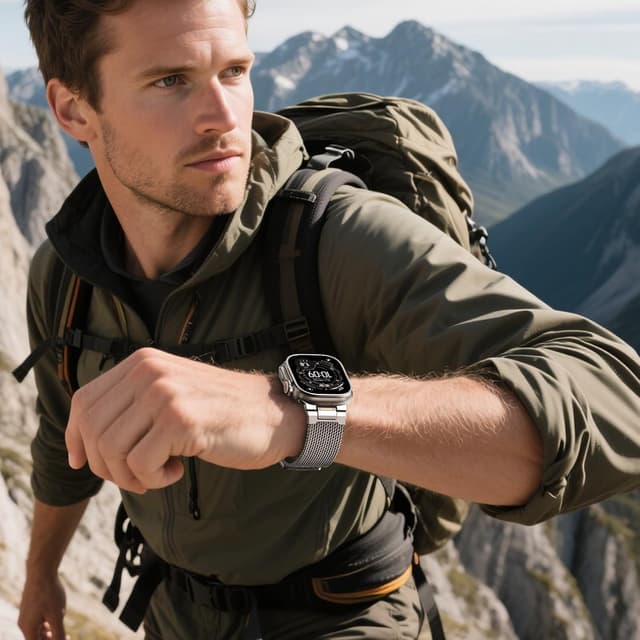 Thumbnail 6 de BXUXOHS Milanese Loop 24mm Magnetic Band