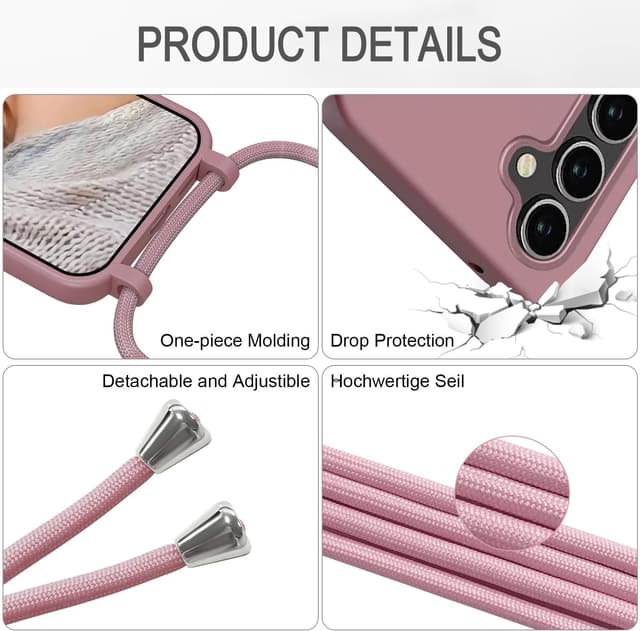 Thumbnail 4 de Eherui Handyband Hülle Galaxy A35 5G Herz