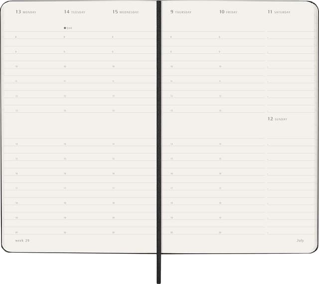 Thumbnail 4 de Moleskine Wochenplaner 2026 Large 13x21 cm