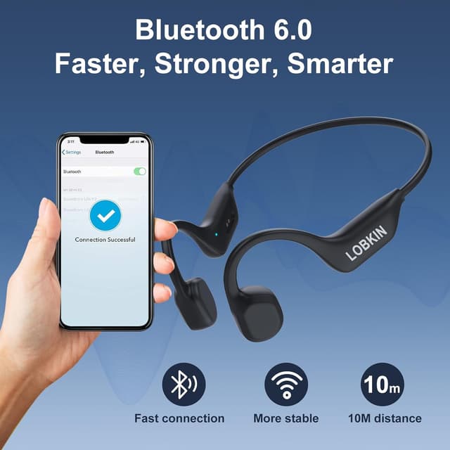 Thumbnail 4 de LOBKIN Bone Conduction Headphones Bluetooth 6.0
