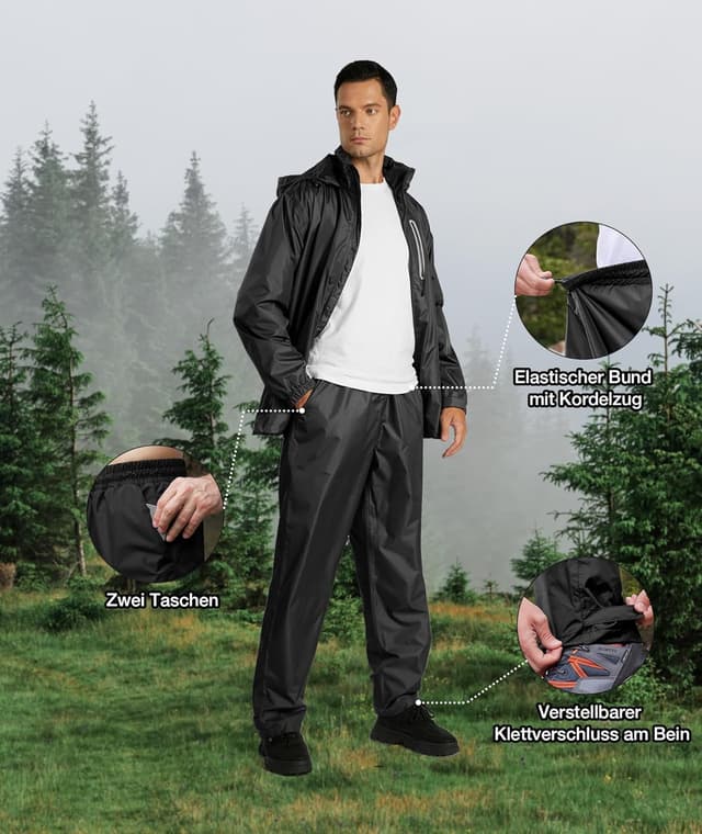 Thumbnail 4 de Combinaison pluie SPEEDRUN, imperméable 5000 mm