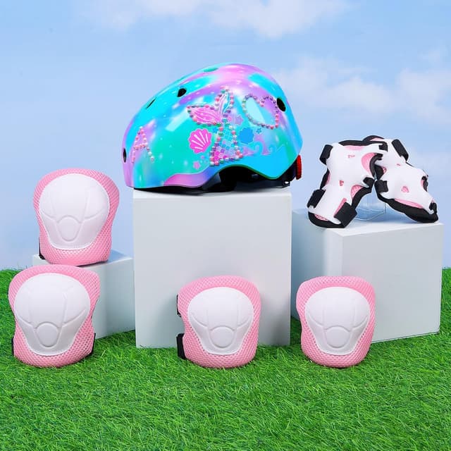Thumbnail 6 de Kids Helmet and Pads Set adjustable for ages 3โ8 ๐ดโ