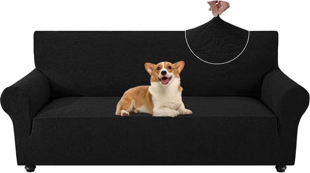 Detalle de YSTELLAA Copridivano 2 posti nero