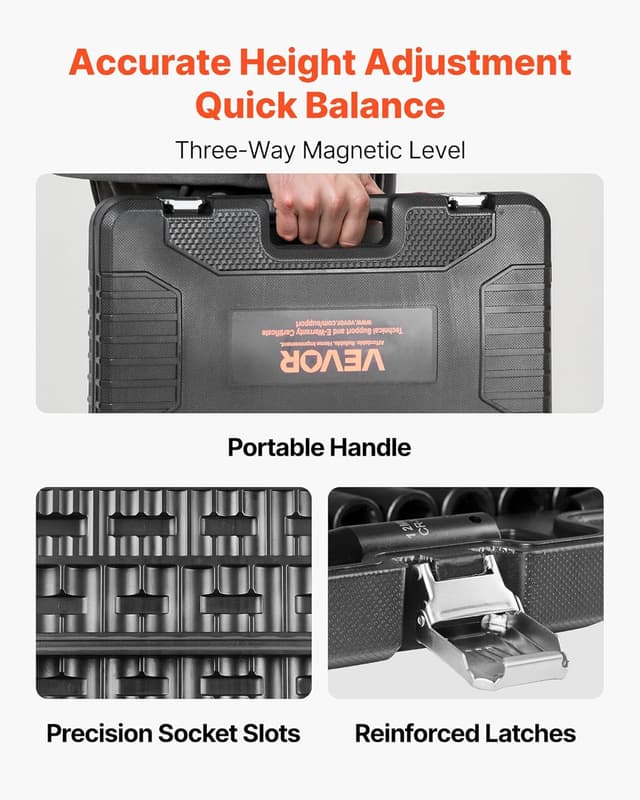 Thumbnail 5 de VEVOR Impact Socket Set 26pc 1/2in