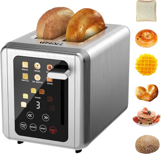 Imagen de WHALL Touch Screen Toaster 2-Slice with Timer 🍞 en OfertitasTOP
