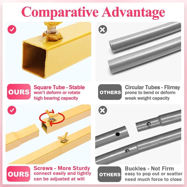 Thumbnail 4 de Wokceer Wedding Arch Backdrop Stand Set 7.2FT
