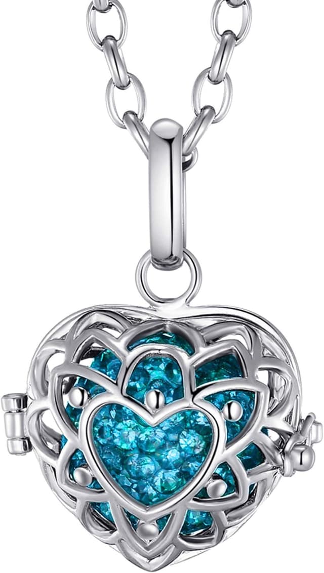 Thumbnail 6 de Catenina donna in acciaio inox Morella da 70 cm con ciondolo a cuore e sfera da 16 mm