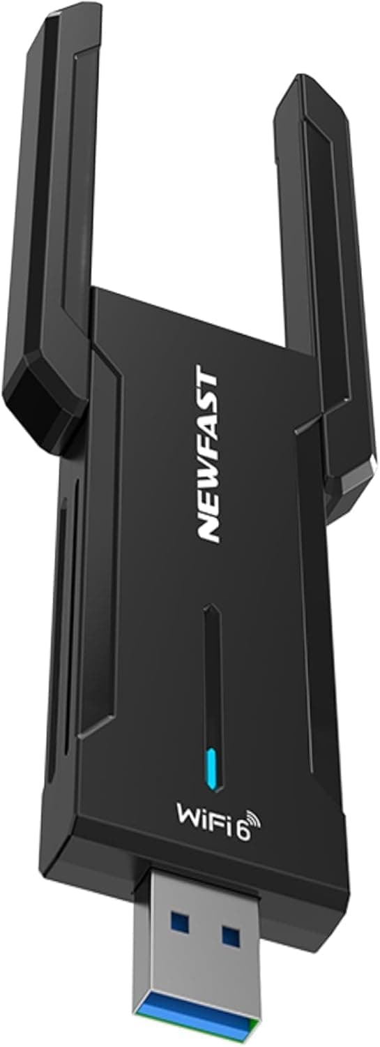 Detalle de NEWFAST 5400Mbps USB WLAN Stick WiFi 6E đĄ