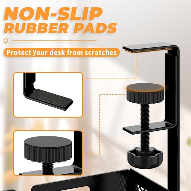 Detalle 2 de Under Desk Cable Management Tray 1m