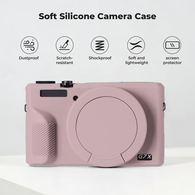 Detalle de K&F Concept Custodia silicone per Canon G7X3