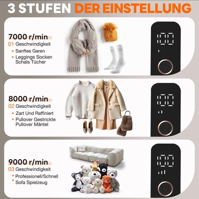 Detalle 1 de Ziitty Fusselrasierer elektrisch, 6 Klingen