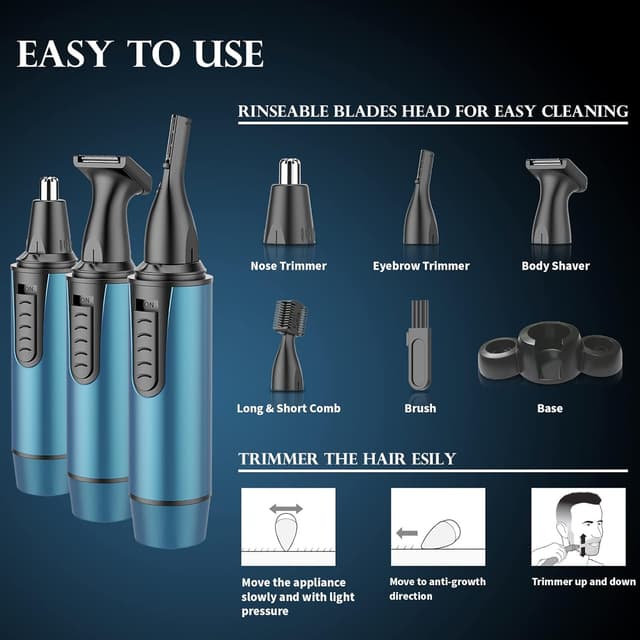 Thumbnail 6 de Nose Hair Trimmer for Men 2025 Nasal Hair Trimmer 🪶