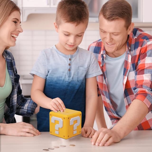 Thumbnail 6 de Nzkeuf Yellow Question Block Coin Bank 🪙