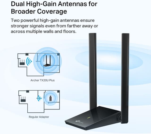 Thumbnail 4 de TP-Link Archer TX20U WiFi 6 USB Adapter ⚡