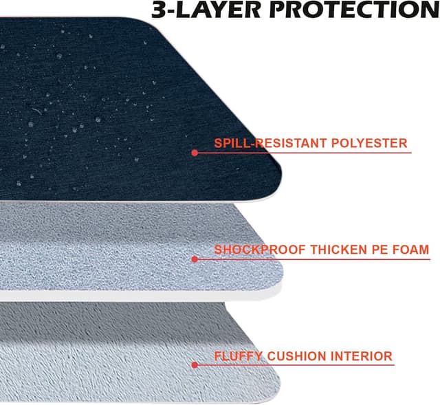 Detalle 2 de RAINYEAR 14–15.6 inch Laptop Sleeve Shoulder Bag (37.5 x 26 x 3.0 cm) for MacBook Pro/Air & Chromebooks