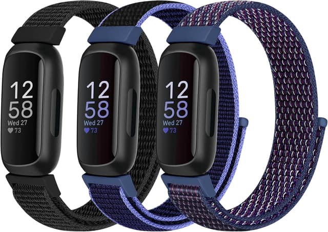 Detalle de Fitbit Inspire 3 Nylon Sport Loop strap