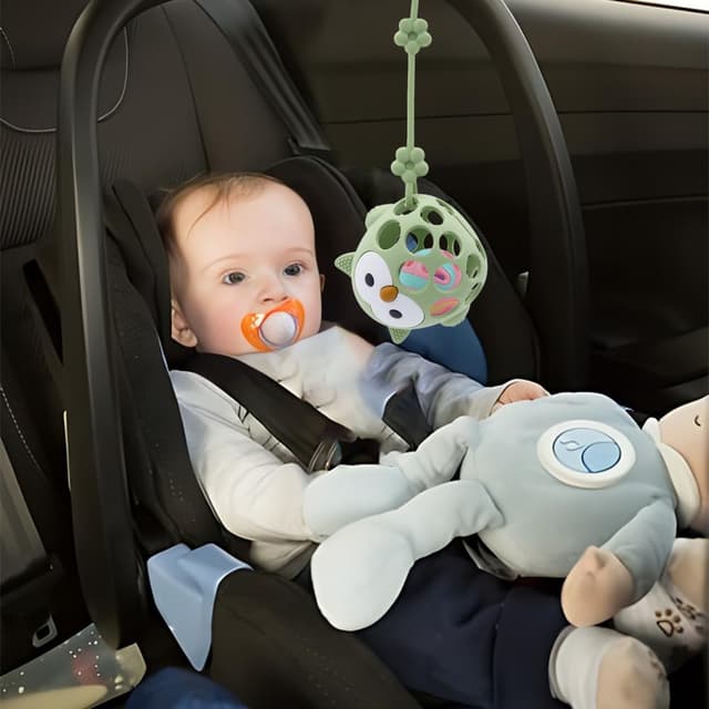 Detalle 1 de Baby Beißring und Rassel 3-teilig ab 0 Monaten