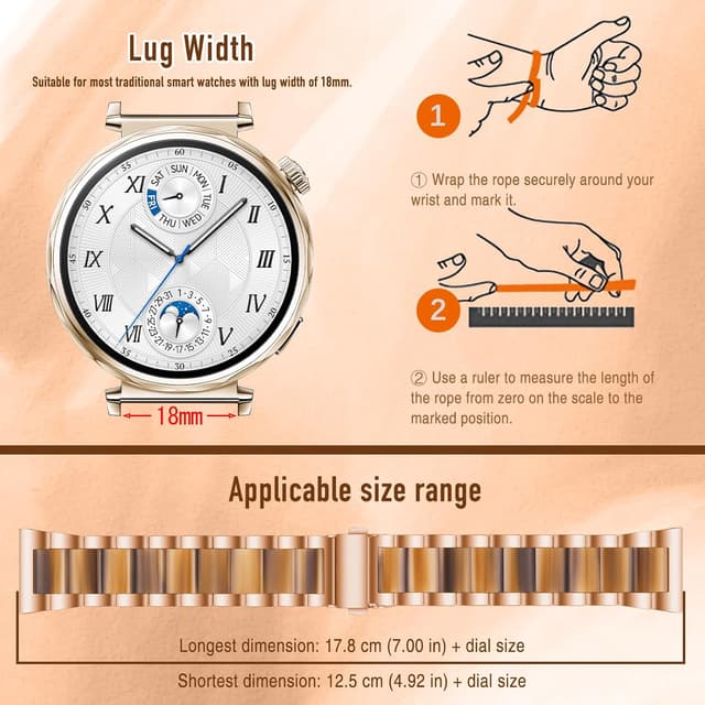 Detalle de 18mm watch strap for Huawei and Garmin