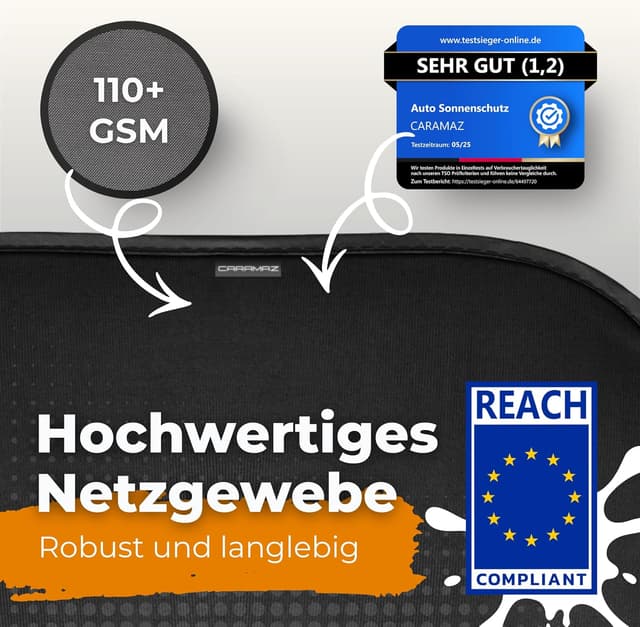 Thumbnail 6 de CARAMAZ GSM100+ Sonnenschutz Auto Baby 51x31cm