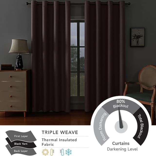 Detalle de Ystyle rideau occultant 140x300 cm