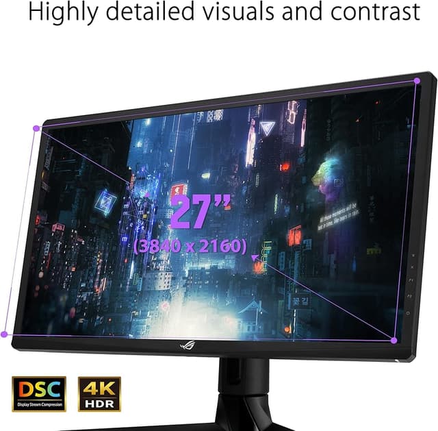 Detalle 2 de ASUS ROG Strix XG27UQR Monitor gaming 27" 4K 144 Hz