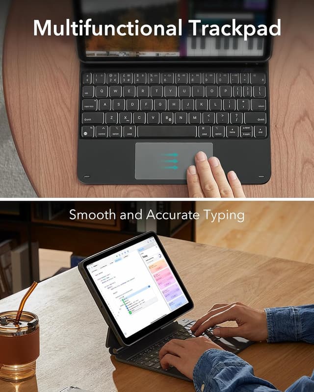 Detalle 2 de ESR iPad Pro 11 keyboard case 5th gen