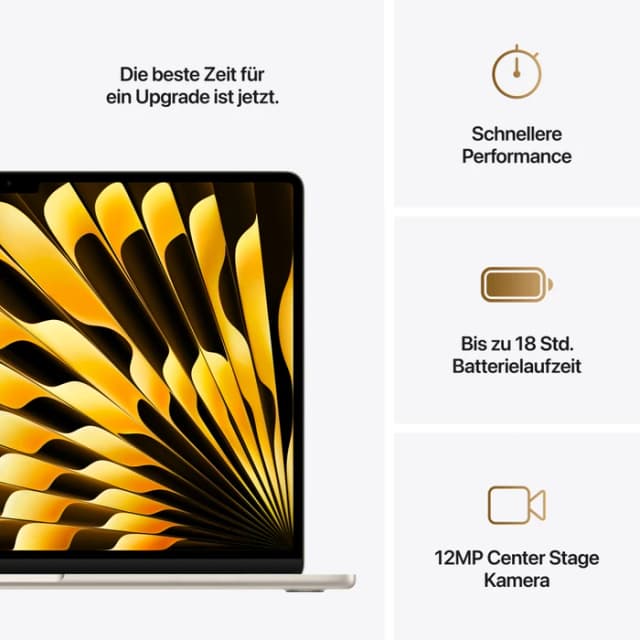 Thumbnail 8 de Apple MacBook Air 15 2025 M4 mit 16 GB Arbeitsspeicher und 256 GB SSD