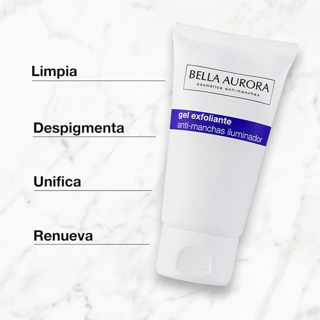 Detalle 1 de BELLA AURORA Gel Exfoliante Iluminador 75 ml