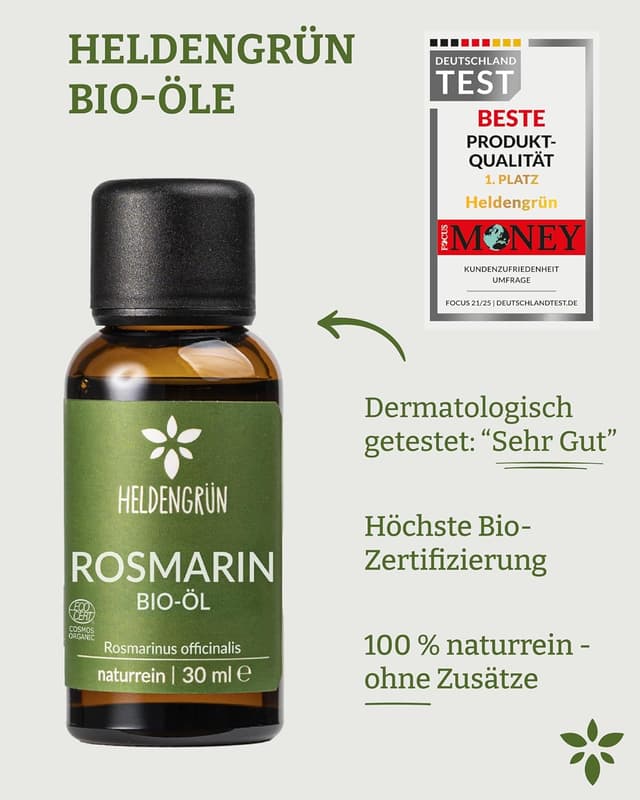 Thumbnail 6 de Heldengrün BIO Rosmarinöl 100 ml – Haaröl
