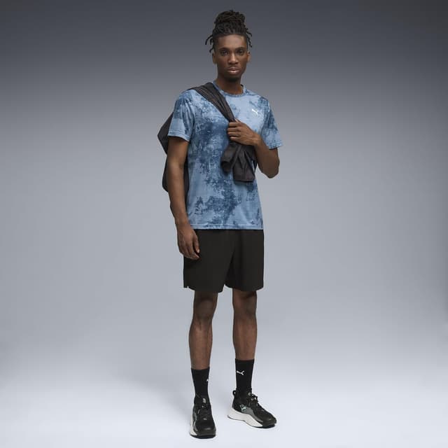 Detalle de PUMA Short tissé 18 cm Train All Day Foundations (homme) avec poches zippées