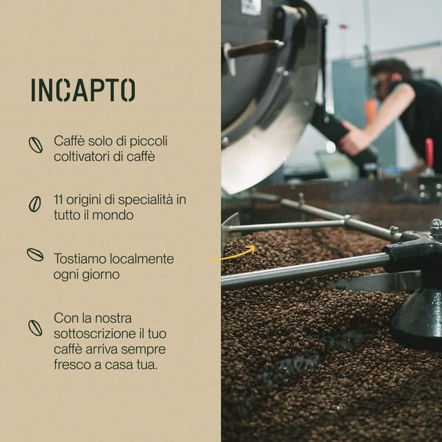 Thumbnail 6 de Incapto Caffè in grani di specialità 1 kg (Brasile, 100% Arabica) | Tostatura naturale