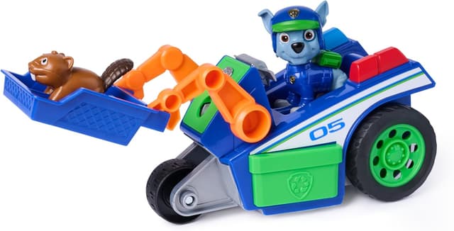 Thumbnail 6 de PAW Patrol – Search & Rescue: Rockys Rettungs-Fahrzeug (Rückziehmotor), ca. 15 cm inkl. Figur & Eichhörnchen