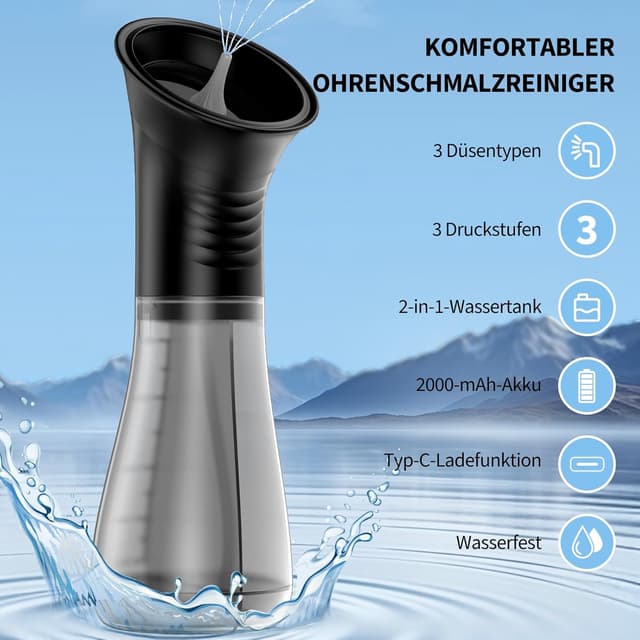 Thumbnail 2 de JDZ Ohrenreiniger 2000mAh Ohrensauger